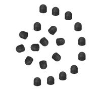 sourcing map 60Pcs Replacement Stylus Pen Tips 7mm Conductive Capacitive Touch Screen Pens Tips Silicone Rubber, Black