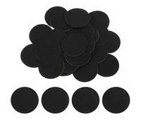 sourcing map 60Pcs Round Felt Circles, 45mm (1-3/4") Black Non-Woven Felt Fabric Sticker Self-Adhesive Felt Pads Pre Cut Felt Pads for Sewing Costume Handcraft Cut Crafts DIY Projects