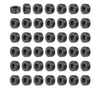 sourcing map 60Pcs Rubber Spacers 11mm OD x 5mm ID x 5mm Thick Round Anti Vibration Spacer Rubber Bushing