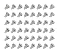 sourcing map 60pcs Shower Head Replacement Nozzles, Silicone Nozzle Sprinkler Spout Round Nib Shower Head Repair Parts Fit Hole Diameter 6mm, Dark Grey