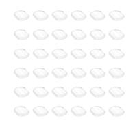 sourcing map 60Pcs Silicone Clip-on Earring Pads, 0.59" x 0.47" Comfort Earrings Backs Clip Earring Cushions for Clips on Earrings(Clear)