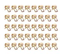 sourcing map 60pcs Spring Band Type Hose Clamps 5mm Fuel Line Hose Spring Clip Silicone Vacuum Hose Pipe Clamp Low Pressure Tube Clip Fastener, Colorful