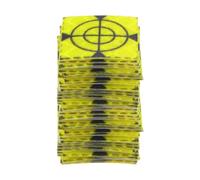sourcing map 60pcs Survey Reflector Sheets 20x20mm Self-adhesive Reflective Tape Survey Target Mark for Total Stations, Green