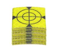 sourcing map 60pcs Survey Reflector Sheets 30x30mm Self-adhesive Reflective Tape Survey Target Mark for Total Stations, Green