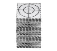 sourcing map 60pcs Survey Reflector Sheets 30x30mm Self-adhesive Reflective Tape Survey Target Mark for Total Stations, White