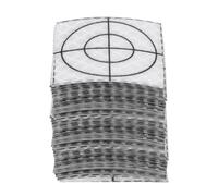 sourcing map 60pcs Survey Reflector Sheets 40x40mm Self-adhesive Reflective Tape Survey Target Mark for Total Stations, White