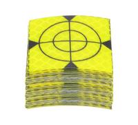 sourcing map 60pcs Survey Reflector Sheets 40x40mm Self-adhesive Reflective Tape Survey Target Mark for Total Stations, Green