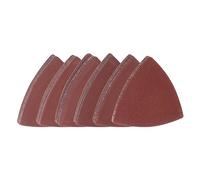 sourcing map 60pcs Triangular Hook & Loop Sandpapers 180/240/320/400/600/800 Grits 3-1/8" Aluminum Oxide Sanding Pads Mouse Detail Sander Papers Multitool Sheets Set (10pcs of Each Grits)