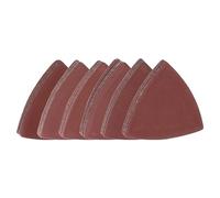 sourcing map 60pcs Triangular Hook & Loop Sandpapers 240/320/400/600/800/1000 Grits 3-1/8" Aluminum Oxide Sanding Pads Mouse Detail Sander Papers Multitool Sheets Set (10pcs of Each Grits)