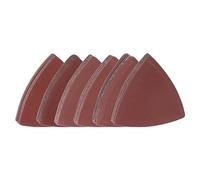 sourcing map 60pcs Triangular Hook & Loop Sandpapers 320/400/600/800/1000/1200 Grits 3-1/8" Aluminum Oxide Sanding Pads Mouse Detail Sander Papers Multitool Sheets Set (10pcs of Each Grits)