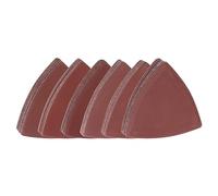 sourcing map 60pcs Triangular Hook & Loop Sandpapers 400/600/800/1000/1200/1500 Grits 3-1/8" Aluminum Oxide Sanding Pads Mouse Detail Sander Papers Multitool Sheets Set (10pcs of Each Grits)