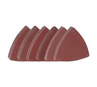 sourcing map 60pcs Triangular Hook & Loop Sandpapers 600/800/1000/1200/1500/2000 Grits 3-1/8" Aluminum Oxide Sanding Pads Mouse Detail Sander Papers Multitool Sheets Set (10pcs of Each Grits)