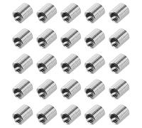 sourcing map 60pcs Wire Thread Inserts 1/4-20 UNC 2D(1/2") 304 Stainless Steel Helical Type Coiled Thread Repair Kit Wire Screw Threaded Sleeve Sheath for Mechanical Equipment