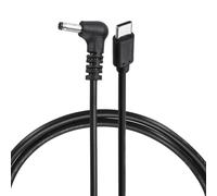 sourcing map 60W PD Trigger Cable, 20V 3A 3.5x1.35mm Type-C Right Angle Power Cord 1.0m/3.3ft USB C to DC PD Power Fast Charging Cable for Portable Monitor, Security Camera