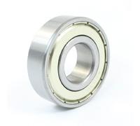 sourcing map 6204Z Metal Sealed Deep Groove Radial Ball Bearing 20mm x 47mm x 14mm