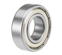sourcing map 6205ZZ Deep Groove Ball Bearings 25mm x 52mm x 15mm Double Shielded Chrome Steel P6(ABEC3)
