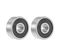 sourcing map 624-2RS Deep Groove Ball Bearing 4x13x5mm Double Sealed Chrome Steel Bearings 2-Pack