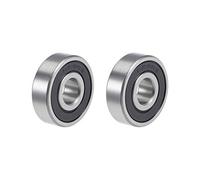 sourcing map 629-2RS Deep Groove Ball Bearings 9mm x 26mm x 8mm Double Sealed Chrome Steel P6(ABEC3) 2pcs