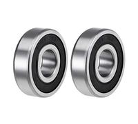 sourcing map 6304-2RS Deep Groove Ball Bearings Z2 20mm X 52mm X 15mm Double Shielded Carbon Steel 2pcs
