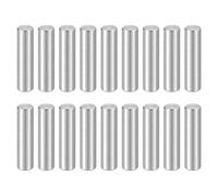 sourcing map 64Pcs M4 x 16mm Dowel Pin, 304 Stainless Steel Cylindrical Dowel Pins, Shelf Support Pegs Rod Fastener for Cabinet Furniture DIY Installation Industry Mechanical