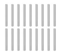 sourcing map 64Pcs M4 x 40mm Dowel Pin, 304 Stainless Steel Cylindrical Dowel Pins, Shelf Support Pegs Rod Fastener for Cabinet Furniture DIY Installation Industry Mechanical