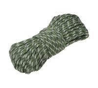 sourcing map 650 Paracord 100 Feet, 4mm 9 Strand Parachutes Cord Spool Survival Strong Rope String for Camping Hiking Fishing, Army Green Camouflage
