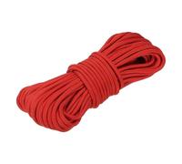 sourcing map 650 Paracord 50 Feet, 4mm 9 Strand Parachutes Cord Spool Survival Strong Rope String for Camping Hiking Fishing, Red