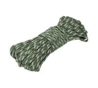 sourcing map 650 Paracord 50 Feet, 4mm 9 Strand Parachutes Cord Spool Survival Strong Rope String for Camping Hiking Fishing, Army Green Camouflage