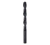 sourcing map 6542 High Speed Steel Straight Shank Twist Jobber Drill Bit, Fully Ground Black Oxide Drill Bits 9.7mm Drill Diameter 132mm Total Length 1 Pcs