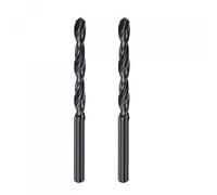 sourcing map 6542 High Speed Steel Straight Shank Twist Jobber Drill Bit, Fully Ground Black Oxide Drill Bits 7.2mm Drill Diameter 108mm Total Length 2 Pcs