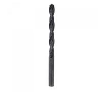 sourcing map 6542 High Speed Steel Straight Shank Twist Jobber Drill Bit, Fully Ground Black Oxide Drill Bits 6.4mm Drill Diameter 100mm Total Length 1 Pcs