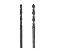 sourcing map 6542 High Speed Steel Straight Shank Twist Jobber Drill Bit, Fully Ground Black Oxide Drill Bits 3.3mm Drill Diameter 65mm Total Length 2 Pcs