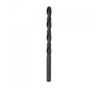 sourcing map 6542 High Speed Steel Straight Shank Twist Jobber Drill Bit, Fully Ground Black Oxide Drill Bits 6.2mm Drill Diameter 100mm Total Length 1 Pcs