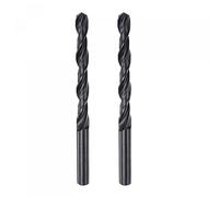 sourcing map 6542 High Speed Steel Straight Shank Twist Jobber Drill Bit, Fully Ground Black Oxide Drill Bits 8.4mm Drill Diameter 115mm Total Length 2 Pcs