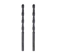 sourcing map 6542 High Speed Steel Straight Shank Twist Jobber Drill Bit, Fully Ground Black Oxide Drill Bits 3.4mm Drill Diameter 70mm Total Length 2 Pcs
