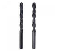 sourcing map 6542 High Speed Steel Straight Shank Twist Jobber Drill Bit, Fully Ground Black Oxide Drill Bits 8.3mm Drill Diameter 115mm Total Length 2 Pcs