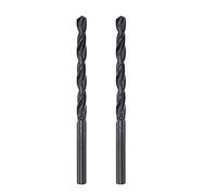 sourcing map 6542 High Speed Steel Straight Shank Twist Jobber Drill Bit, Fully Ground Black Oxide Drill Bits 4.9mm Drill Diameter 85mm Total Length 2 Pcs