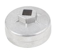 sourcing map 65mm 14 Flutes Car Oil Filter Cartridge Cap Wrench Tool Socket Remover