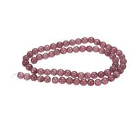 sourcing map 65pcs Dark Purple Cat's Eye Stone Beads 6mm Round Smooth Gemstone Crystal Loose Bead for Jewelry Making Bracelets Necklace Earrings DIY