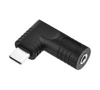 sourcing map 65W DC35135 Female Input to 5V/9V/20V USB C PD Male Output Power Converter Connector Adapter Max 65W 90 Degree Angle for Phones Tablets Laptops with USB C