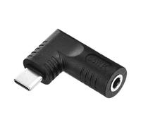 sourcing map 65W DC4017 Female Input to 5V/9V/20V USB C PD Male Output Power Converter Connector Adapter Max 65W 90 Degree Angle for Phones Tablets Laptops with USB C