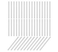 sourcing map 66Pcs Dowel Pin 3mm x 60mm Shelf Support Pin 304 Stainless Steel Shelf Pegs for Shelves Cabinets Furniture Nickel Plated, Silver Tone Plated, Silver Tone