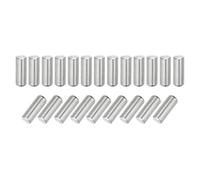 sourcing map 66Pcs Dowel Pin 6mm x 16mm Shelf Support Pin 304 Stainless Steel Shelf Pegs for Shelves Cabinets Furniture Nickel Plated, Silver Tone