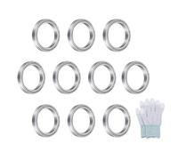 sourcing map 6704ZZ Deep-Groove Ball Bearings for Hard Drive, P6 Accuracy Class 20mm x 27mm x 4mm Seal Bearings with Fiber Gloves, Double Metal Sealed Bearing Steel Skateboard Bearings 10Pcs