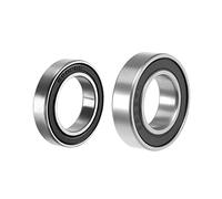 sourcing map 6802-2RS 6902-2RS Deep Groove Ball Bearings High Carbon Steel Double Sealed 3pcs