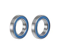 sourcing map 6802-2RS Deep Groove Ball Bearing 15x24x5mm 2-Pack | Double Sealed ABEC-3 Bearings