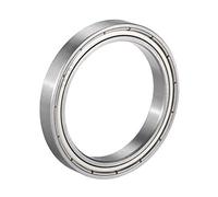 sourcing map 6808Z Deep Groove Ball Bearing Single Shield 1060808, 40mm x 52mm x 7mm Chrome Steel Bearings (Pack of 1)