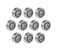 sourcing map 681 Deep Groove Ball Bearings 1mm Inner Dia 3mm OD 1mm Bore Open Type Chrome Steel Z2 10pcs