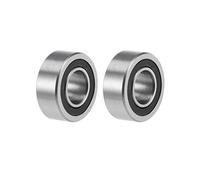 sourcing map 686-2RS Deep Groove Ball Bearings 6mm x 13mm x 5mm Double Sealed Chrome Steel P6(ABEC3) 2pcs