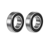 sourcing map 689-2RS Deep Groove Ball Bearings 9mm Inner Dia 17mm OD 5mm Bore Double Sealed Chrome Steel Z2 2pcs